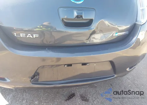 2013 Nissan Leaf S z USA, uszkodzony, nr VIN 1N4AZ0CP8DC415662